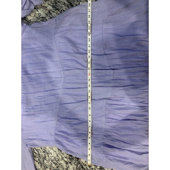Just Found Boho Dress Size 2XL Lavender Halh Sleeve Knee Length Lace Detail - Picture 5 of 8